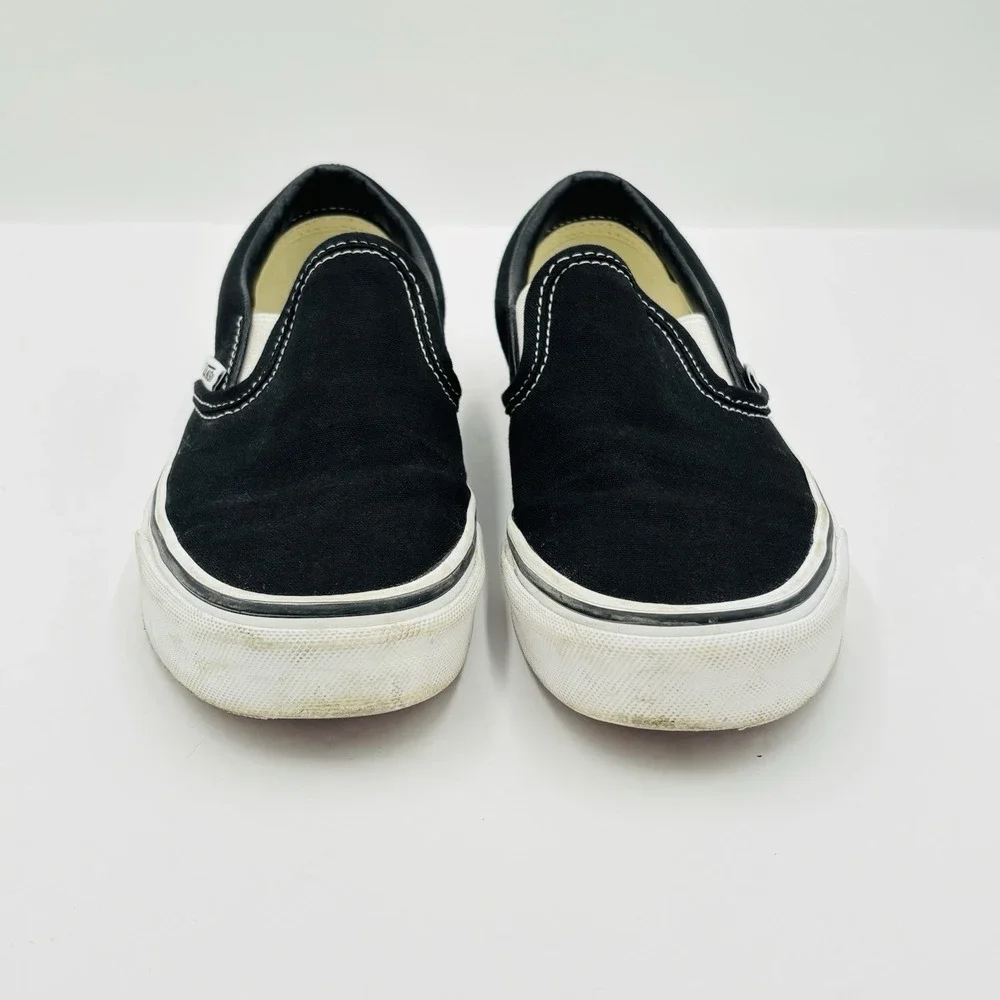 Vans Off The Wall Sneakers Shoes Unisex Adults M 3.5 W 5 Black Canvas Slip On